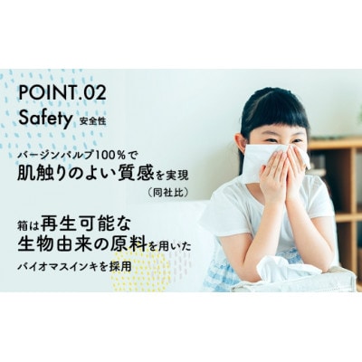 ボックスティッシュ 60箱 100Wタイプ 北欧風デザイン