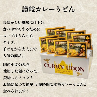 さぬきうどん&カレーうどん 24人前 詰合せセット ダシ・スープ付き