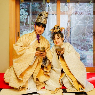 わくや金色天平婚 体験 2名様 / 宮城県涌谷町 撮影【fushigi001】