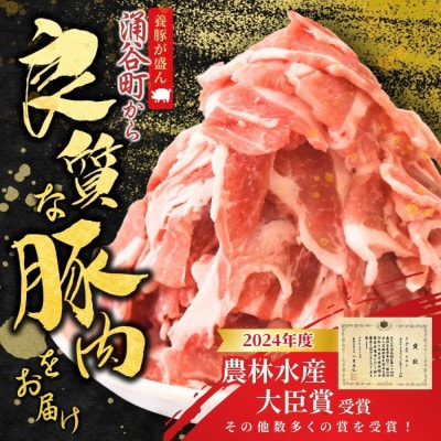 宮城野ポーク 豚切り落とし 1kg(250g×4P)