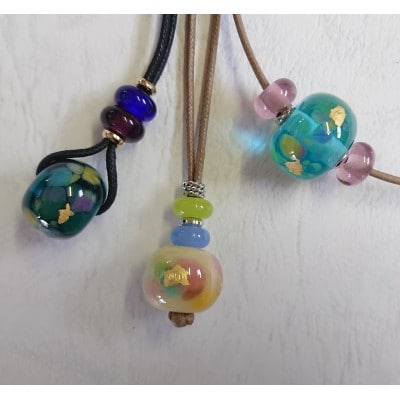 日本で初めて金の取れた町・涌谷で体験!金彩とんぼ玉作り体験【bossnonko003】