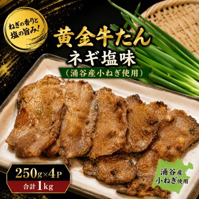 黄金牛たんネギ塩味(涌谷産小ねぎ使用) 250g×4