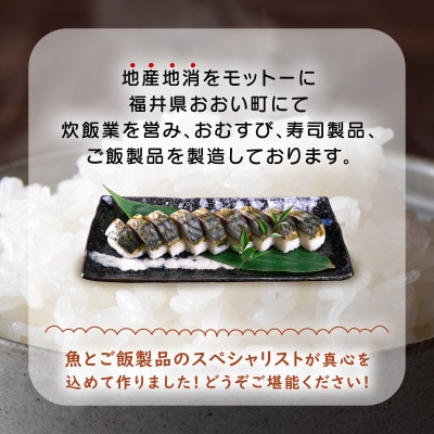 「11月～3月発送」【鯖寿司】こだわりの鯖寿司 3本セット