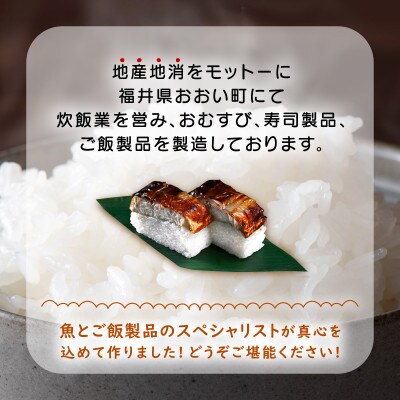 「11月～3月発送」【鯖寿司】こだわりの焼き鯖寿司 3本セット