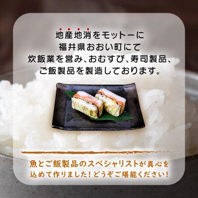 「11月～3月発送」【福井サーモン】こだわりのふくいサーモン寿司 3本セット