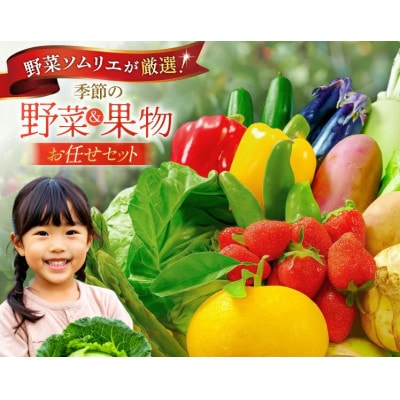 安心の地元野菜と果物のお任せセット