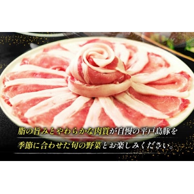 平戸島豚のしゃぶしゃぶセット～安心の地元野菜付～