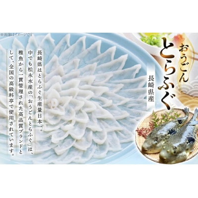 活〆 おうごんとらふぐ 刺身セット 2人前 [松永水産]