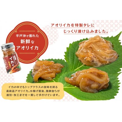 ご飯のお供 あぶらみそ イカの醤油漬け 3本 ランダムでお届け [康貴丸水産]