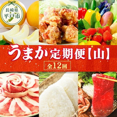 【発送月固定定期便】うまか定期便【山】～ひらど新鮮市場～全12回