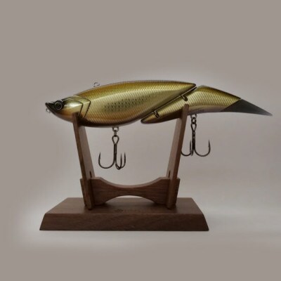 ルアースタンド　WOOD2個セット【ブラックウォールナット】～UROKO　DESIGN～