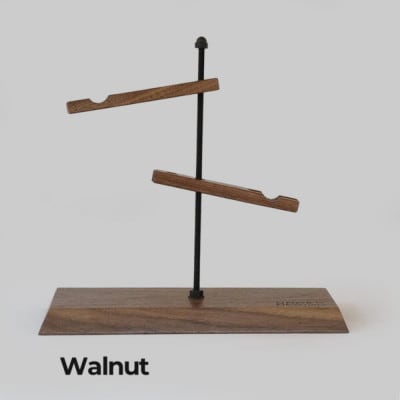 リールスタンド 2台用【ブラックウォールナット】～UROKO　DESIGN～