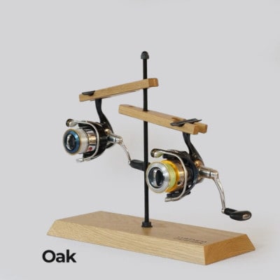 リールスタンド 2台用【ホワイトオーク】～UROKO　DESIGN～