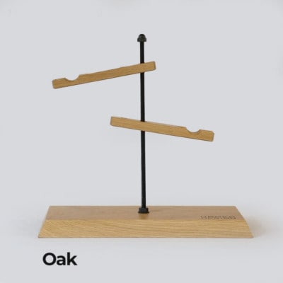 リールスタンド 2台用【ホワイトオーク】～UROKO　DESIGN～