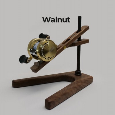 リールスタンド TYPE-2【WOODベースタイプ】【ブラックウォールナット】