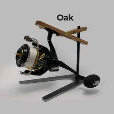 リールスタンド　TYPE-2【アイアンベースタイプ】【ホワイトオーク】