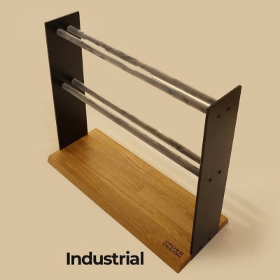 リールラック アイアン 6～8台用【ヴィンテージカラー】～UROKO　DESIGN～