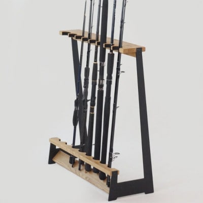 ロッドスタンド TYPE-3 アイアン 8本用【インダストリアルカラー】～UROKO　DESIGN～