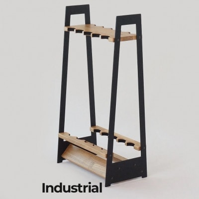 ロッドスタンドTYPE-1 アイアン 10本用【インダストリアルカラー】～UROKO　DESIGN～