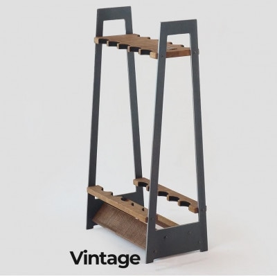 ロッドスタンドTYPE-1 アイアン 10本用【インダストリアルカラー】～UROKO　DESIGN～