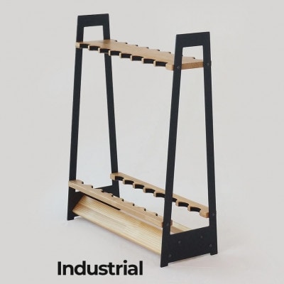 ロッドスタンド TYPE-1アイアン 16本用【インダストリアルカラー】～UROKO　DESIGN～