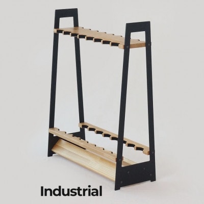 ロッドスタンド TYPE-1アイアン 16本用【ヴィンテージカラー】～UROKO　DESIGN～