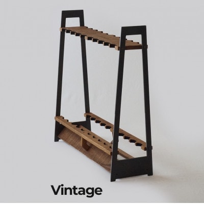 ロッドスタンド TYPE-1 アイアン 20本用【ヴィンテージカラー】～UROKO　DESIGN～