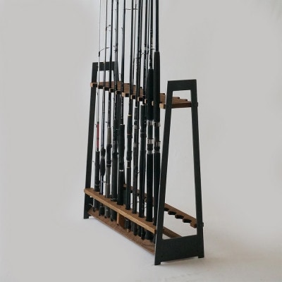 ロッドスタンド TYPE-1 アイアン 20本用【ヴィンテージカラー】～UROKO　DESIGN～