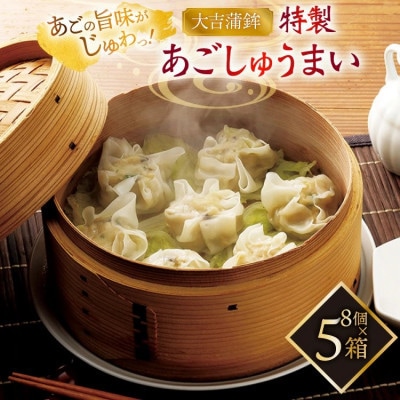 【毎月定期便】平戸あごしゅうまい 8個入り×5箱全6回