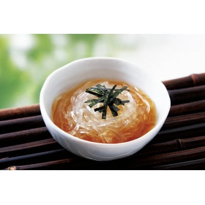 【毎月定期便】手作りところてん　黒酢タレ付　180g×12P全3回