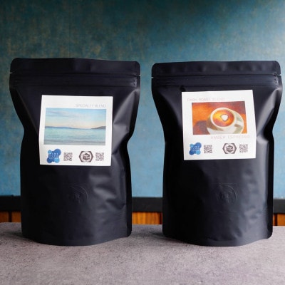 コーヒー飲み比べセット スペシャルティブレンド&ダークローストブレンド 各250g【ビーンズ】