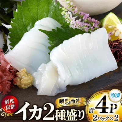 イカ 2種盛り(胴体+エンペラ・ゲソ)