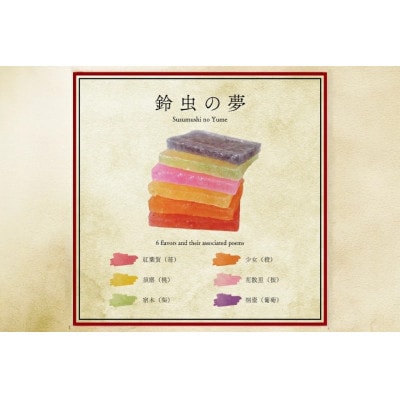 【ガラスのようなお菓子】鈴虫の夢