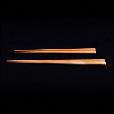 箸～KIWAMI～ペア2膳 八角箸(斧折樺《若木》:24cm&21.5cm)【アートフォルム】 