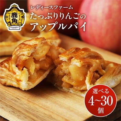 たっぷりりんごの アップルパイ 4個入(箱入り)【レディースファーム】