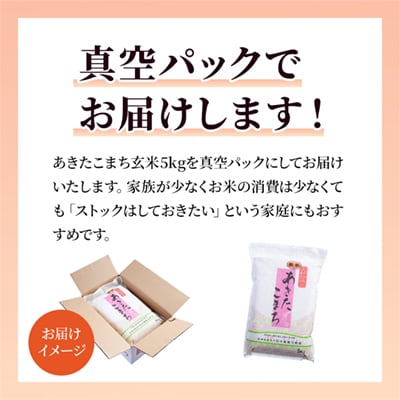 R7年産 あきたこまち 玄米5kg【大里恒三商店】