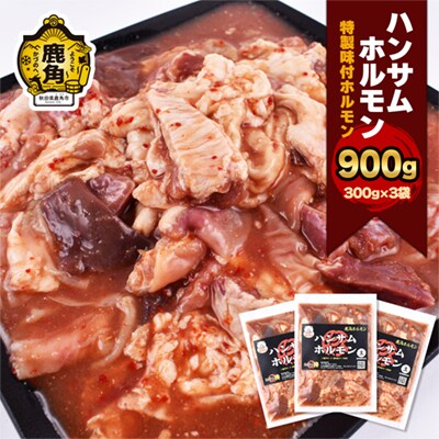 特製味付 ハンサムホルモン 300g×3袋【ハンサム侍】