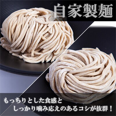 ハンサム麺 中太麺&極太平打麺 400g×各3袋(計6袋)【ハンサム侍】