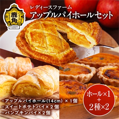 アップルパイホールセット 14cmホール +パイ2種×2個【レディースファーム】