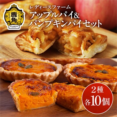 アップルパイ×パンプキンパイセット 各10個入 計20個【レディースファーム】