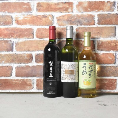 甲斐市産 ワイン飲み比べ 人気の3本(750ml×1、720ml×2)セット