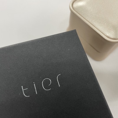 【tier】PT900ダイヤモンド　0.12ct　サークルネックレス