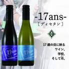 農林高校　-17ans-　ディセタン　赤白ワイン　計375ml×2本セット　山梨県甲斐市AD-250