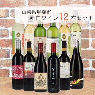 甲斐市赤白ワイン12本セット(AD-292)
