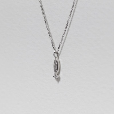 プラチナ 0.04ct ダイヤモンドペンダント【BQ-165】