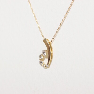 K10 0.12ct グラデーションダイヤモンドペンダント【BQ-206】