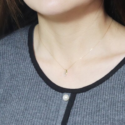 K10 0.12ct グラデーションダイヤモンドペンダント【BQ-206】