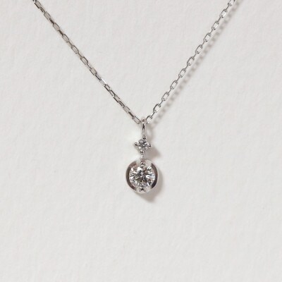 プラチナ 0.10ct ダイヤモンドペンダント【BQ-216】