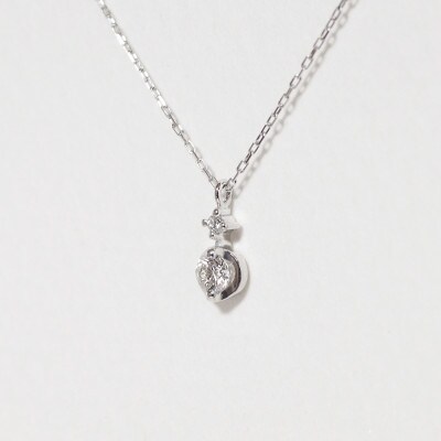 プラチナ 0.10ct ダイヤモンドペンダント【BQ-216】