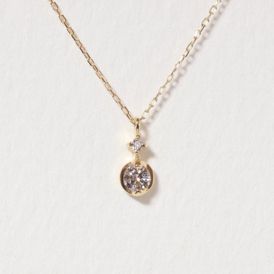 K18 0.10ct ダイヤモンドペンダント【BQ-217】